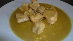 Recepta de cuina de Pollastre al curry amb poma